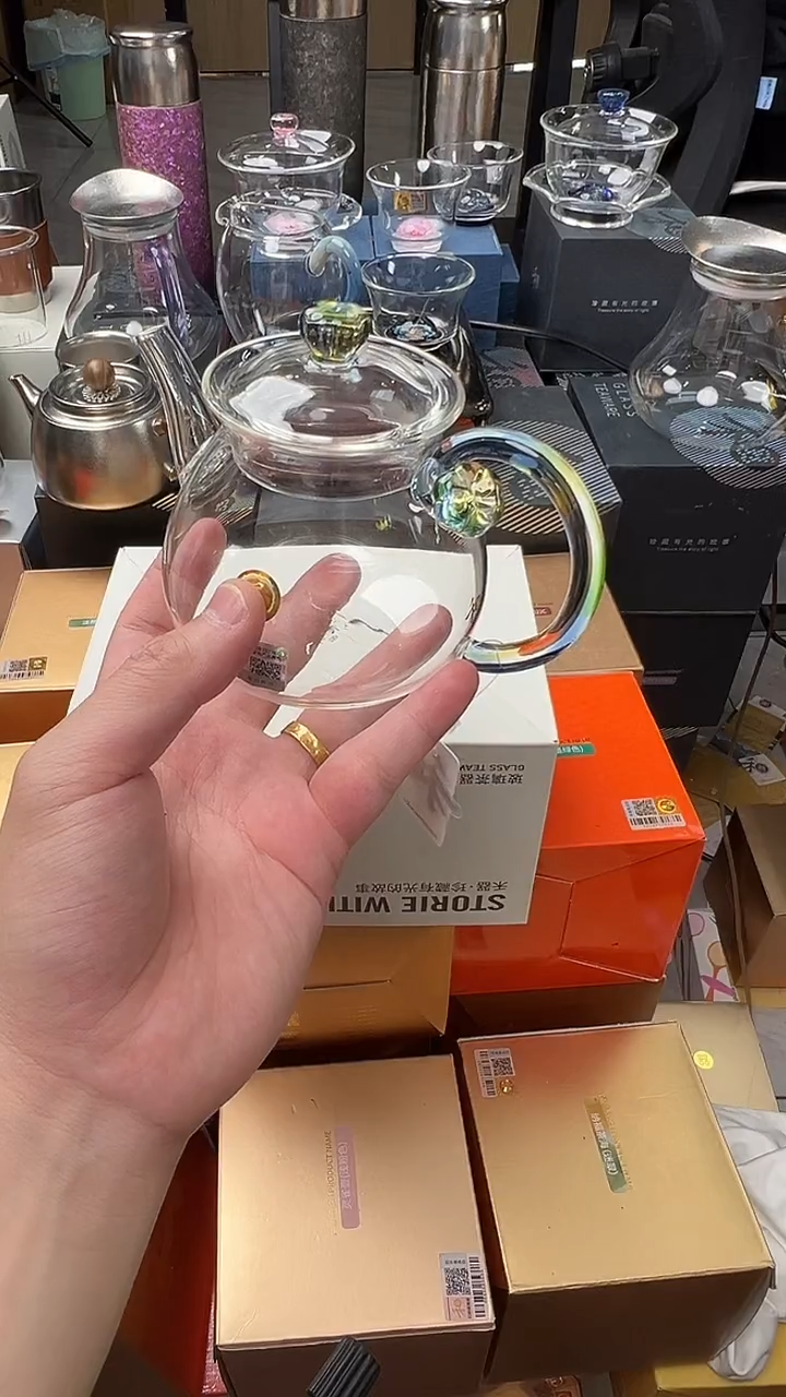 @@禾器幻彩清莲壶迷翠