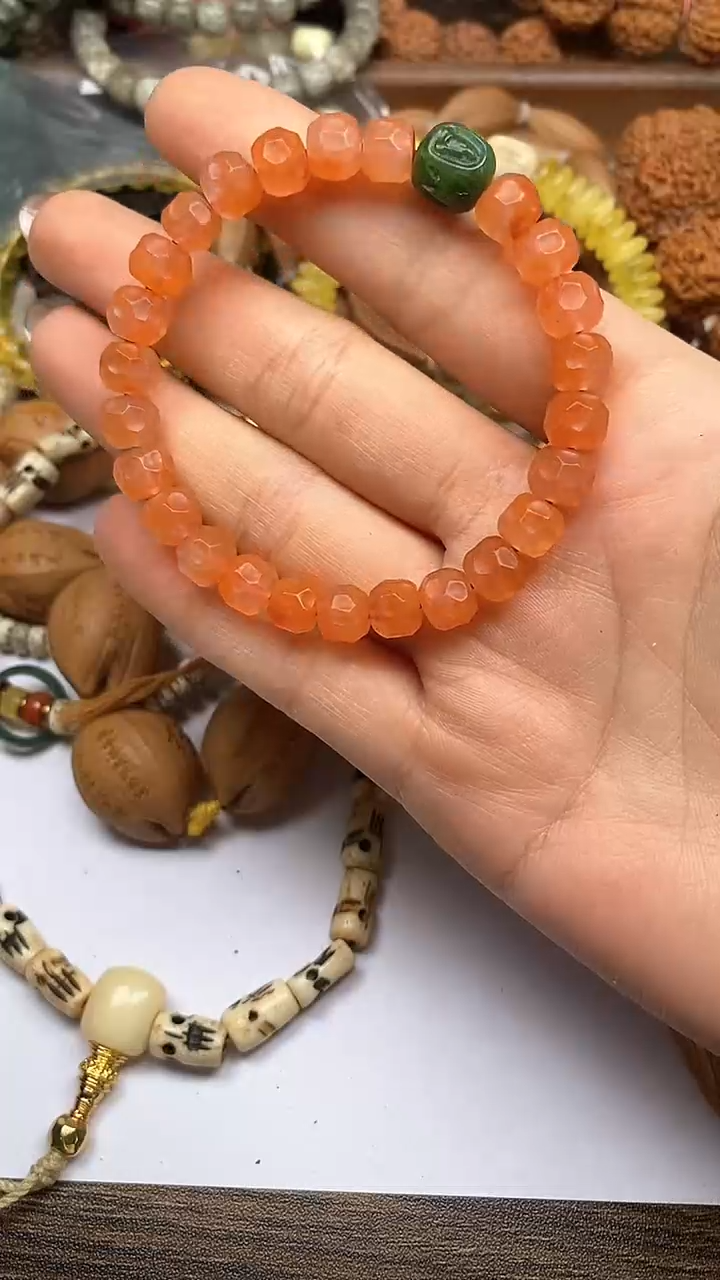 【闪购商品】南红玛瑙珠宝奇石合金南红