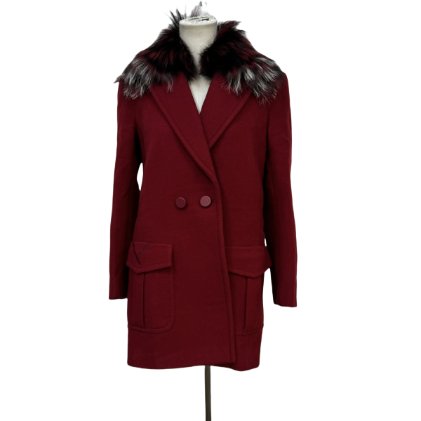 妃鱼/芬迪/羊毛/大衣/95新/凡2/5