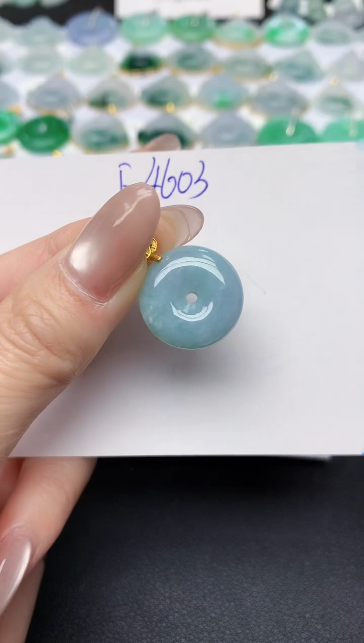 颈饰未镶嵌翡翠天然缅甸A货翡翠百元以上9元证书费自理