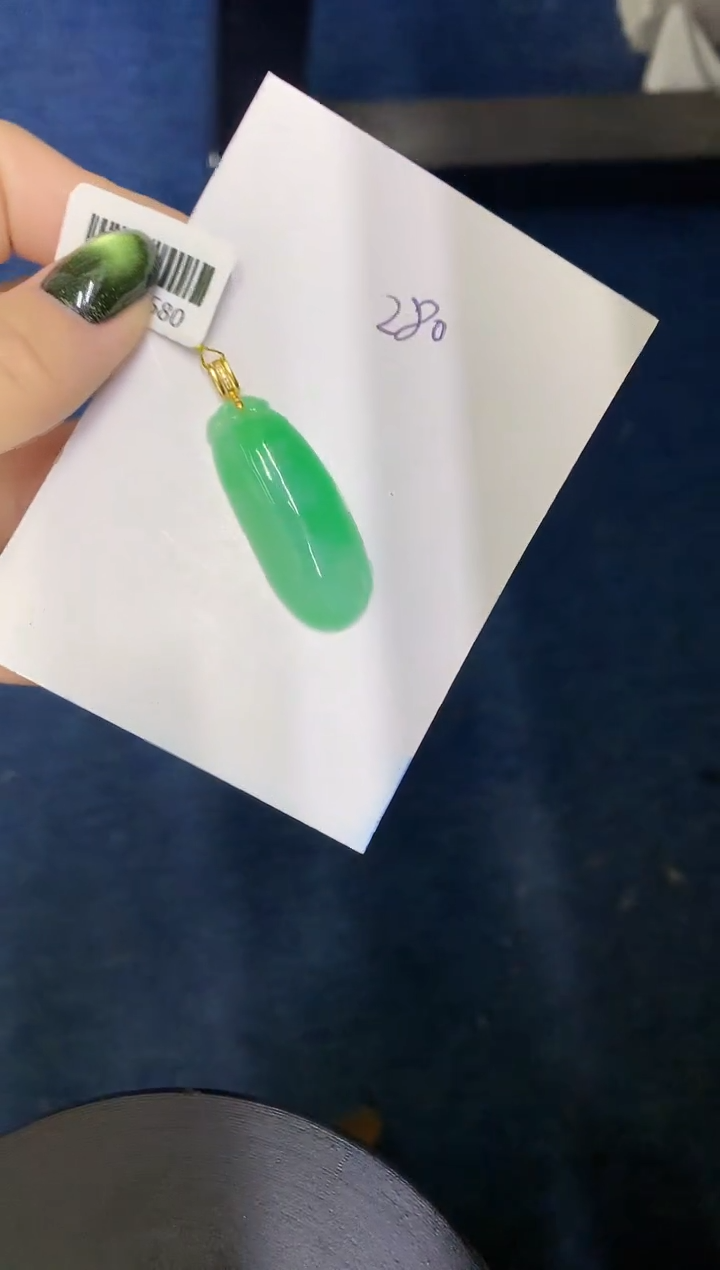 【闪购商品】翡翠颈饰18K金镶嵌00000000000