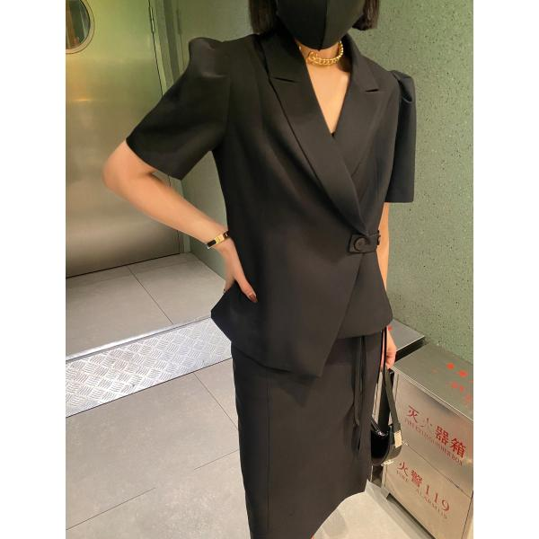 8977 短袖西服外套