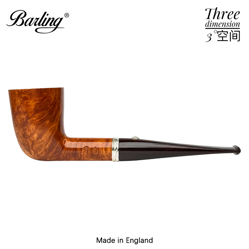 Barling英国巴林Nelson 1815型光面直式石楠木烟斗