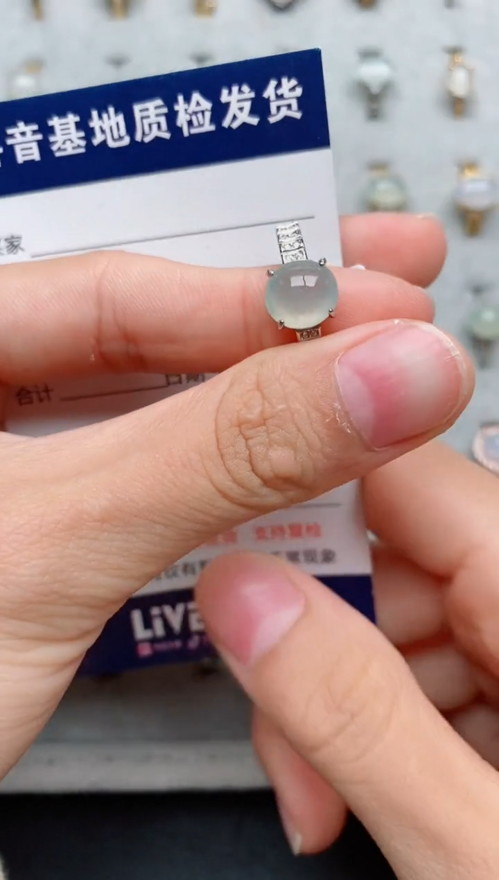 【闪购商品】翡翠戒指银S925镶嵌......