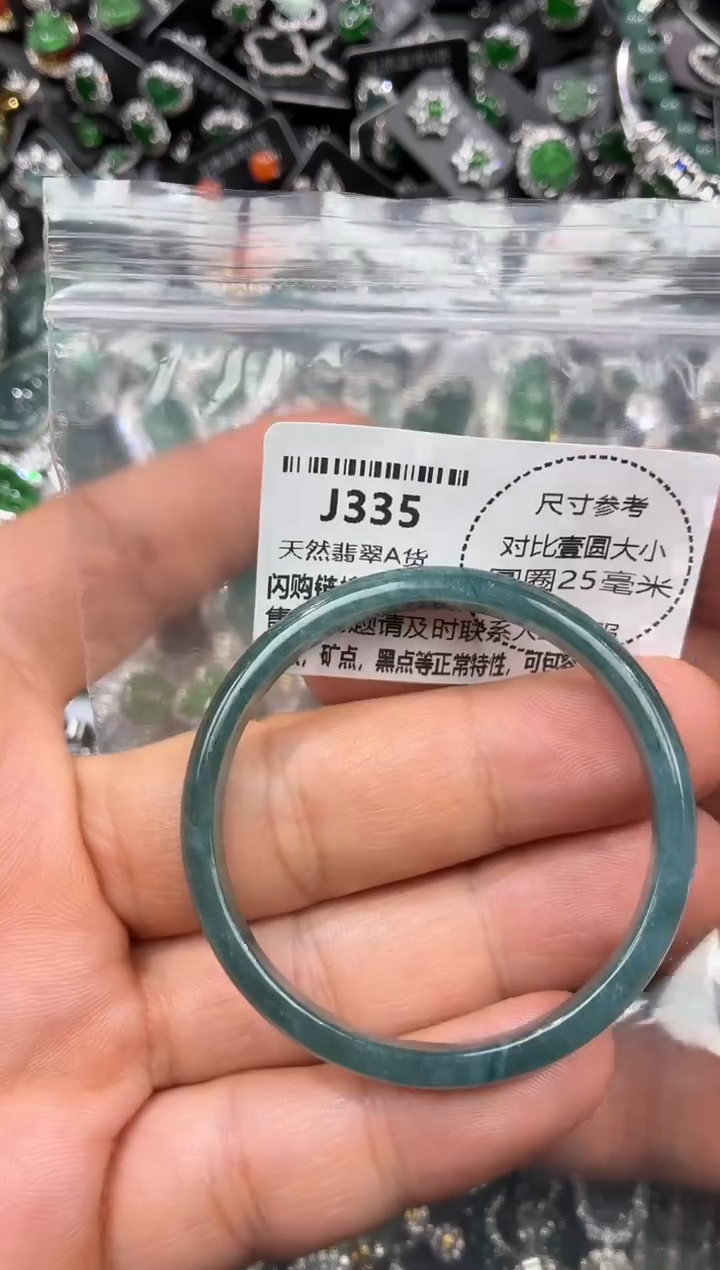 颈饰未镶嵌翡翠J335童镯