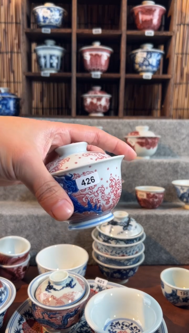 【闪购商品】426天禄言瓷手绘茶具