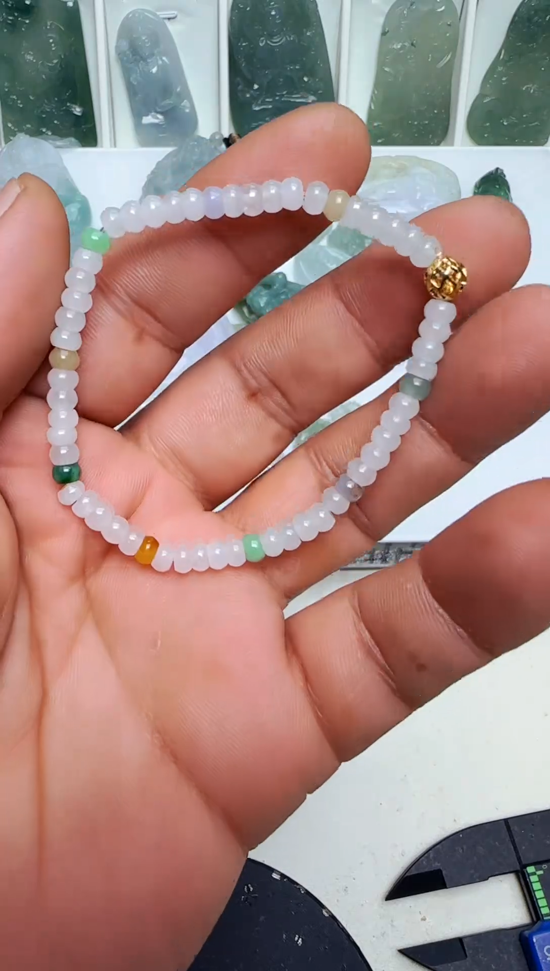 【闪购商品】翡翠颈饰未镶嵌缅甸天然A货翡翠