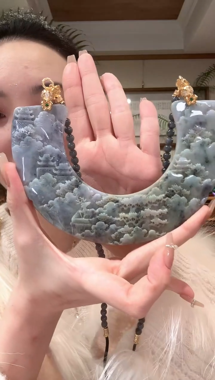 【闪购商品】翡翠颈饰未镶嵌国风