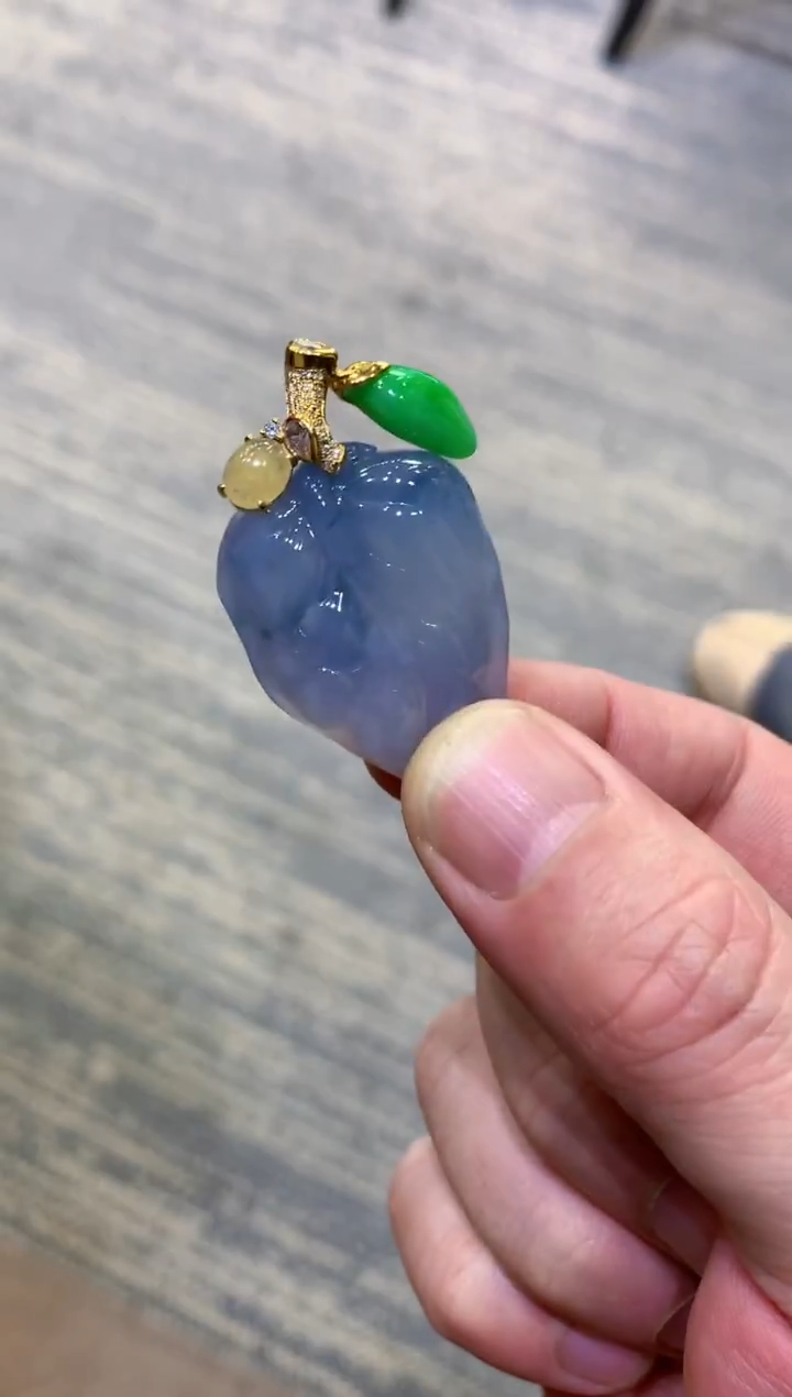 颈饰未镶嵌翡翠天然A货翡翠