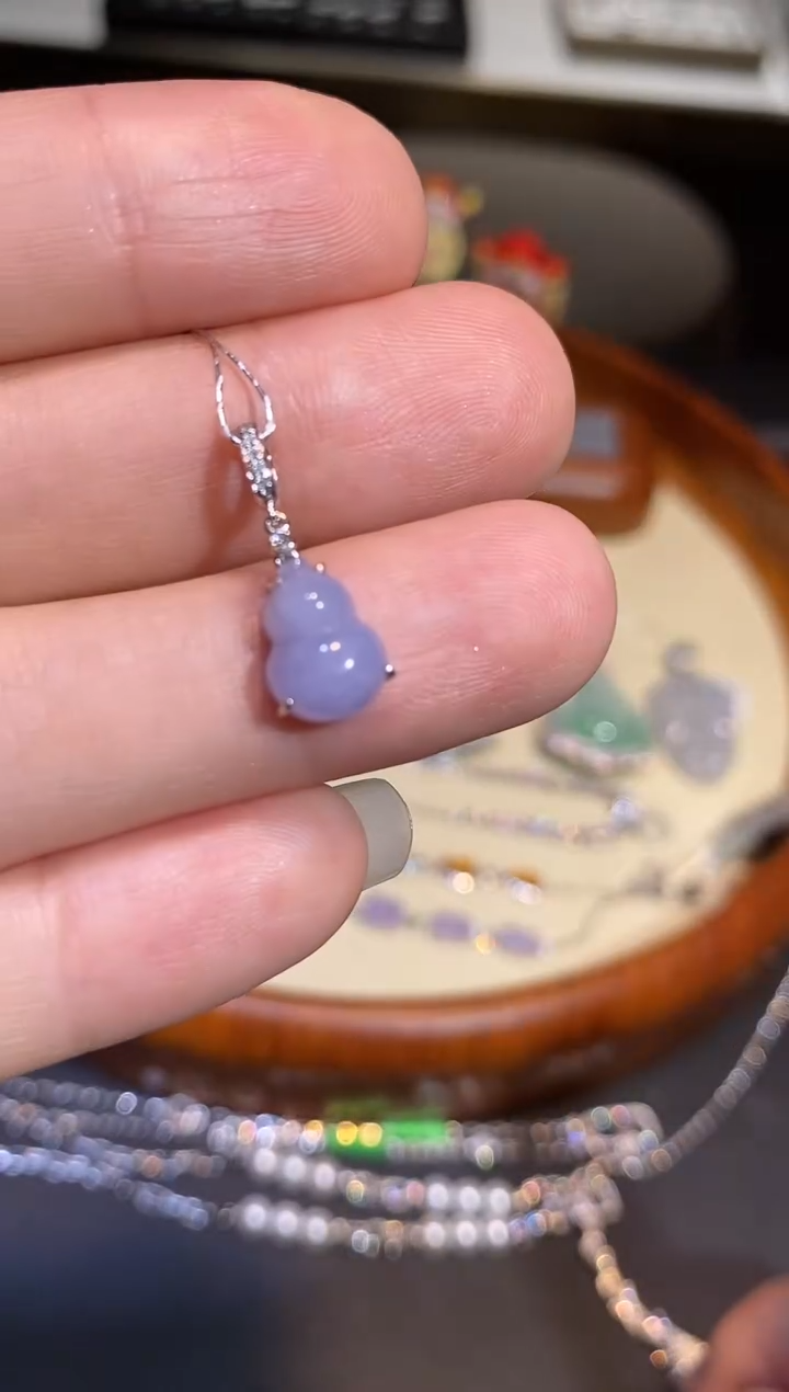 【闪购商品】翡翠18K金镶嵌吊坠(不含链)吊坠