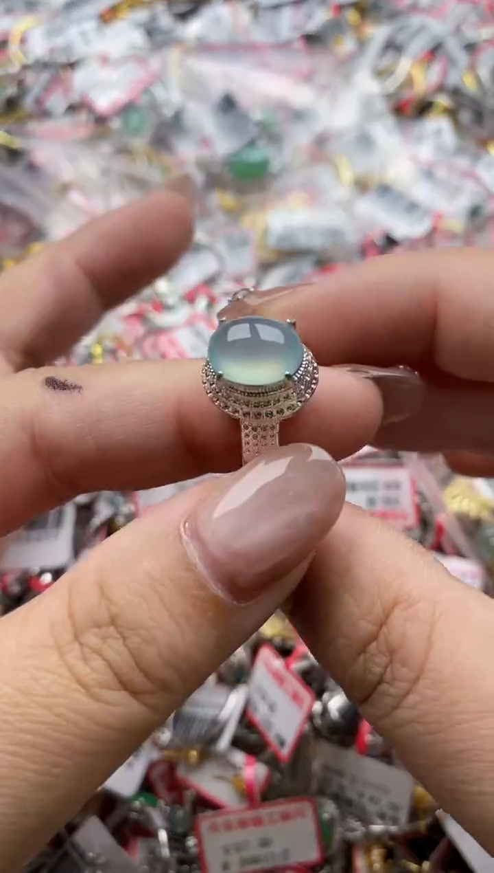 【闪购商品】翡翠戒指未镶嵌444444---67