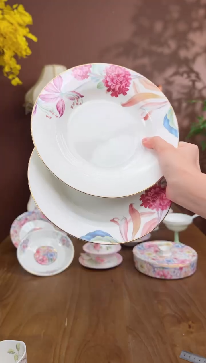 【闪购商品】瓦当邂逅8寸草帽盘2个