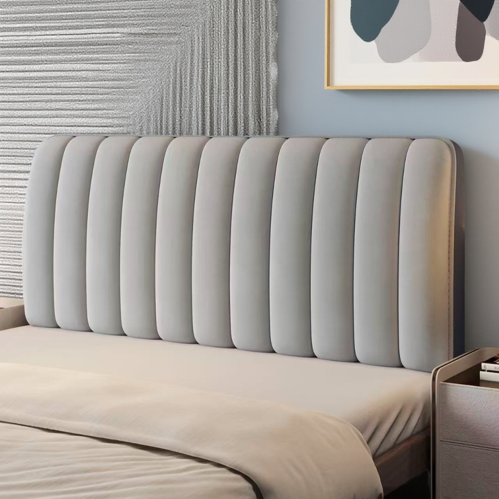 新款2026年简约现代轻奢加厚夹棉万能通用床头罩套软包全包靠背