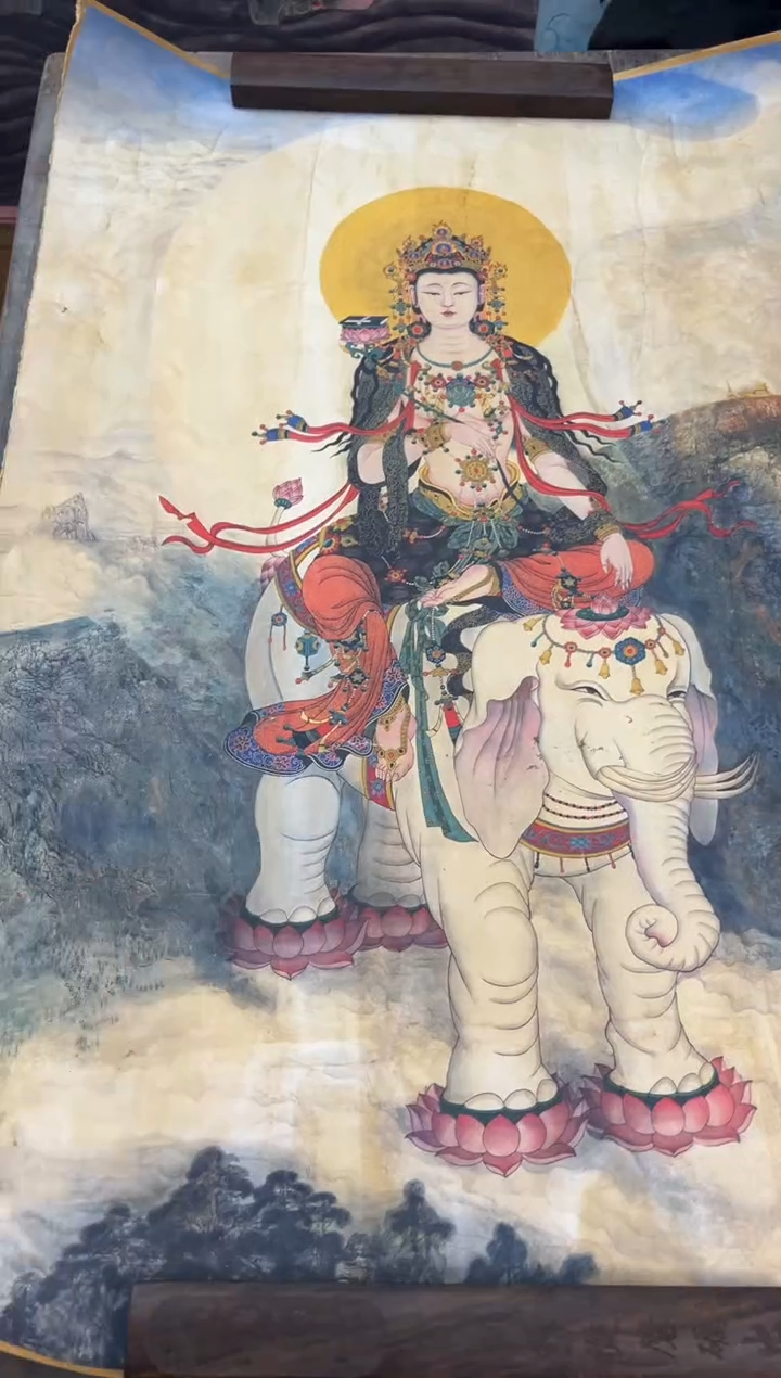 卷轴画大朱画院老六专属AA75