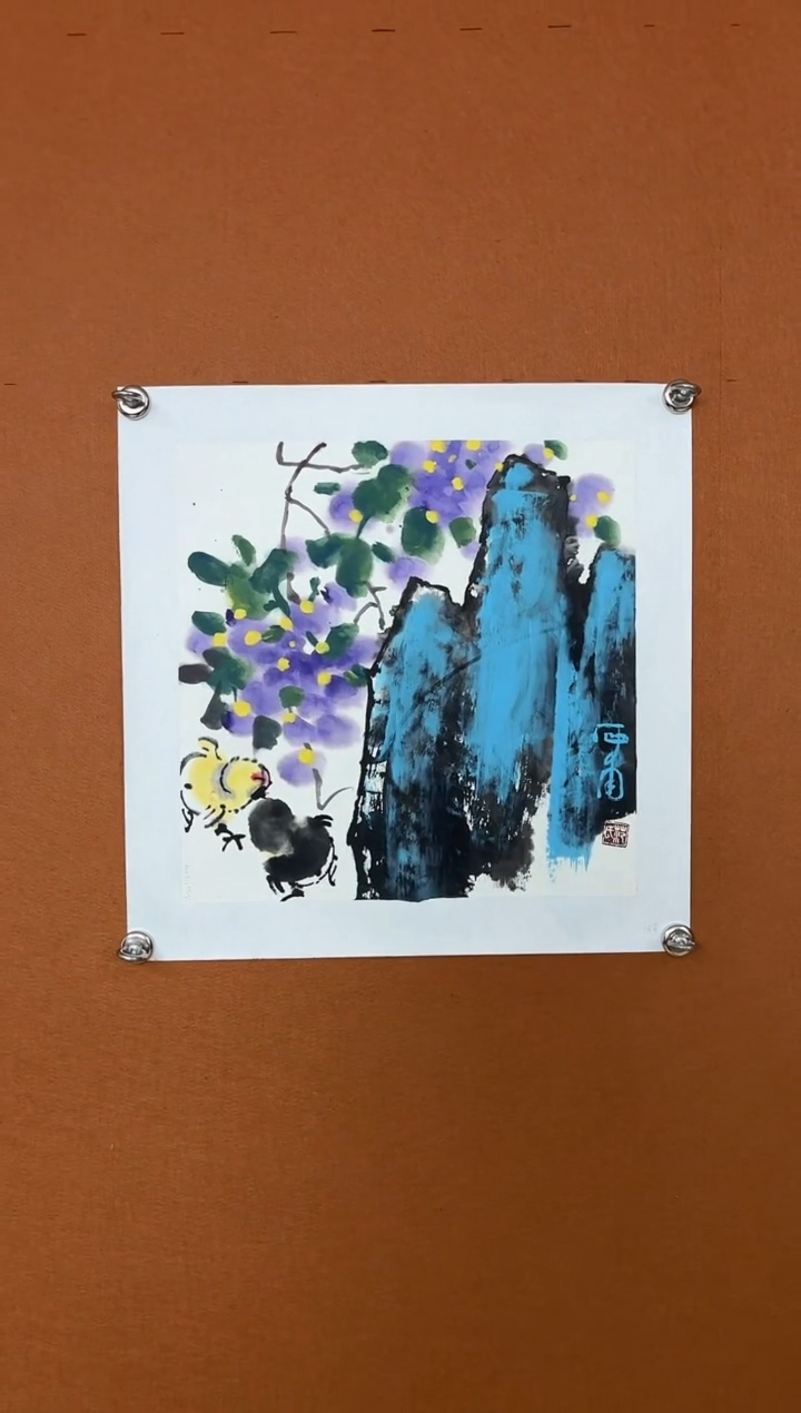 【闪购商品】国画荣宝斋甄选范石甫花鸟作品1平尺带证书