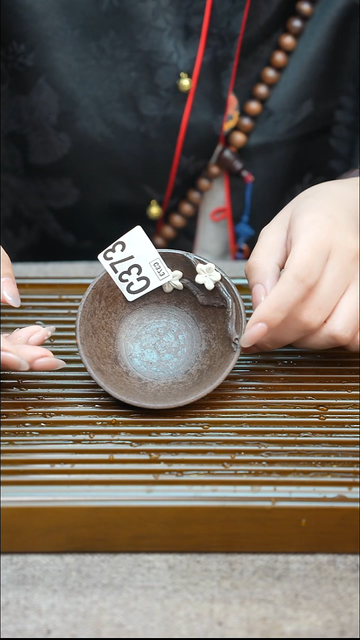 小***花手工粗陶茶具每只不一样