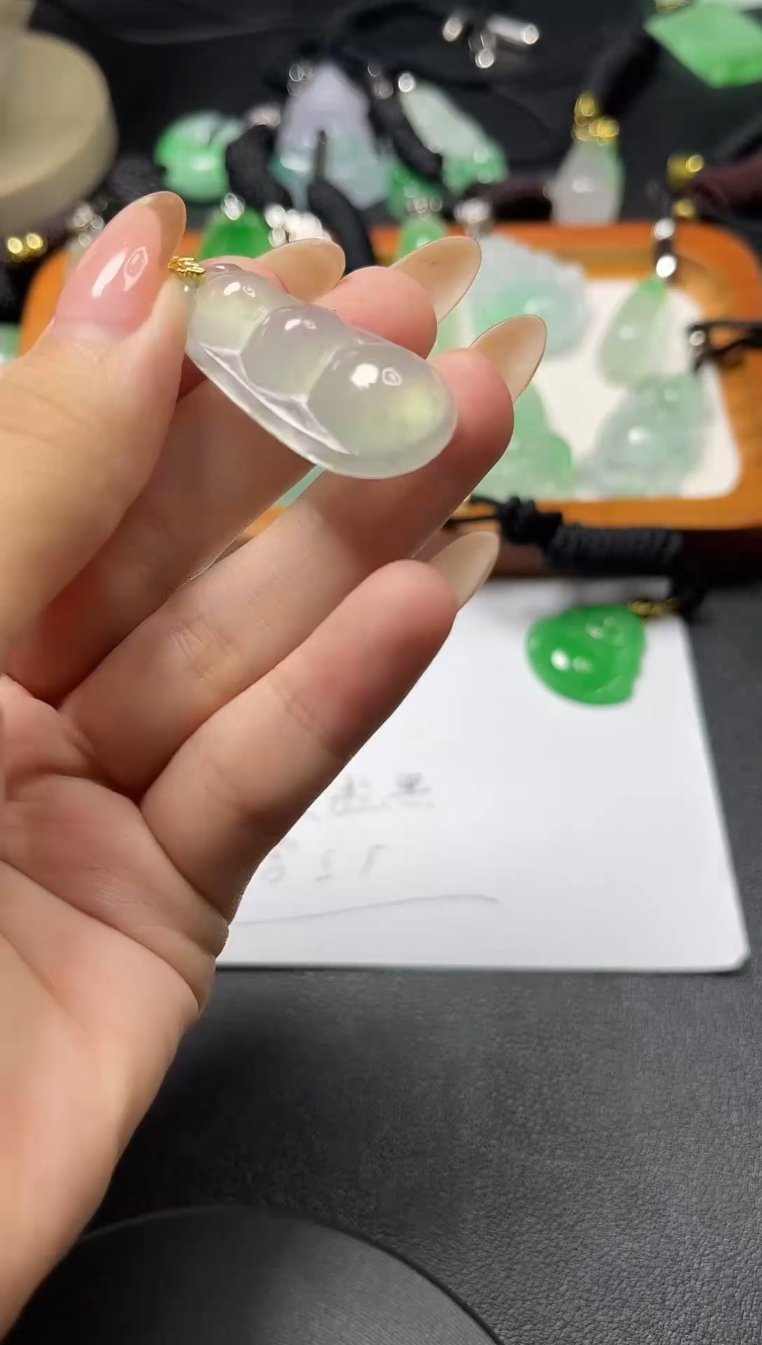 颈饰未镶嵌翡翠所见即所得   一图一物