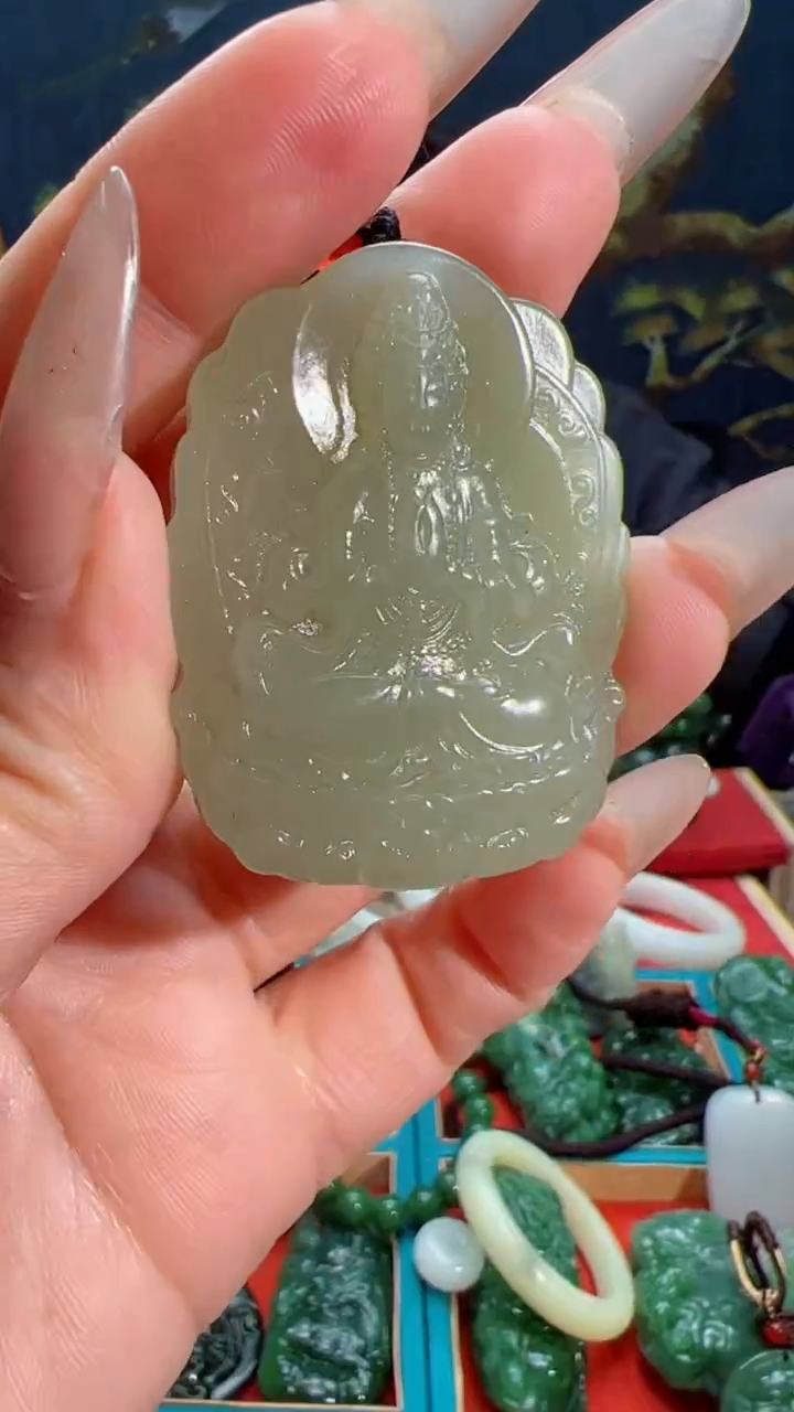 【闪购商品】和田玉吊坠未镶嵌1