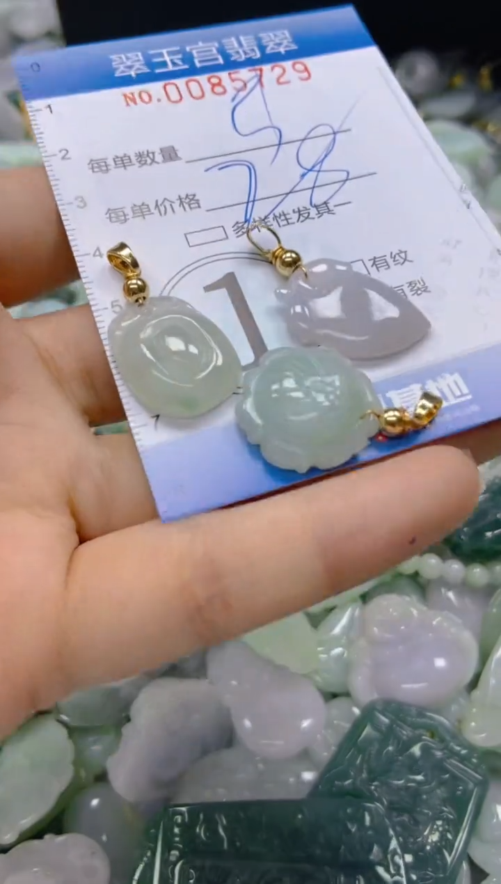 【闪购商品】翡翠颈饰未镶嵌闪购0085729