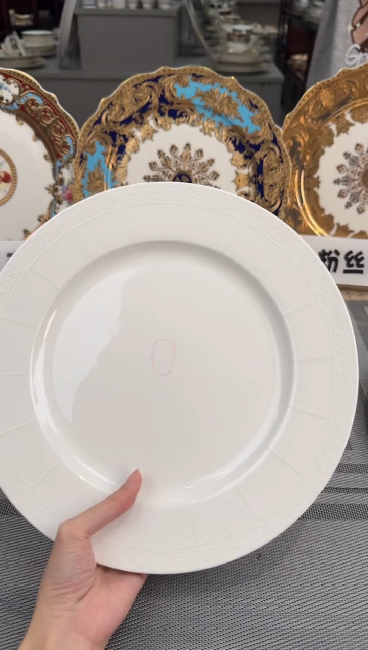 【闪购商品】瓷片10.5英寸平盘福利款 瑕