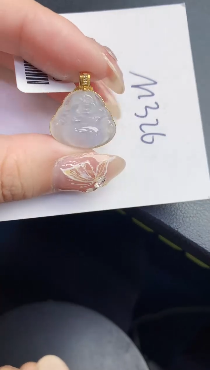 【闪购商品】翡翠颈饰18K金镶嵌0000000000