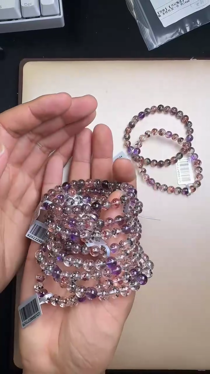 【闪购商品】水晶手链未镶嵌GCK875约6mm多样性发一件