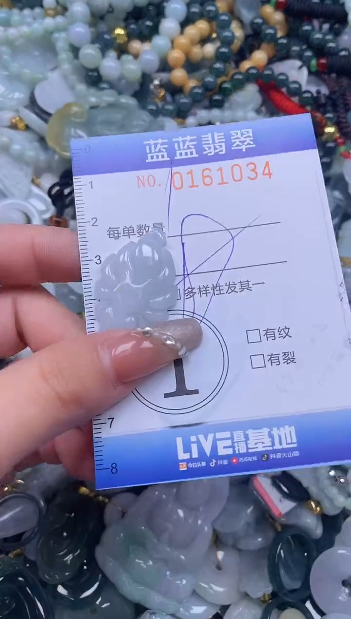 【闪购商品】翡翠颈饰未镶嵌闪购0161034多样性发其一