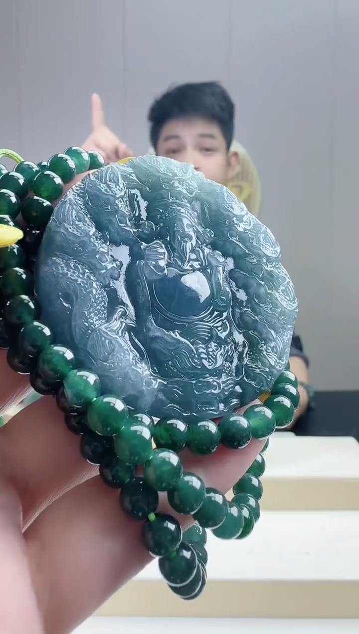 颈饰未镶嵌翡翠天然A货翡翠  多样性随机发其一