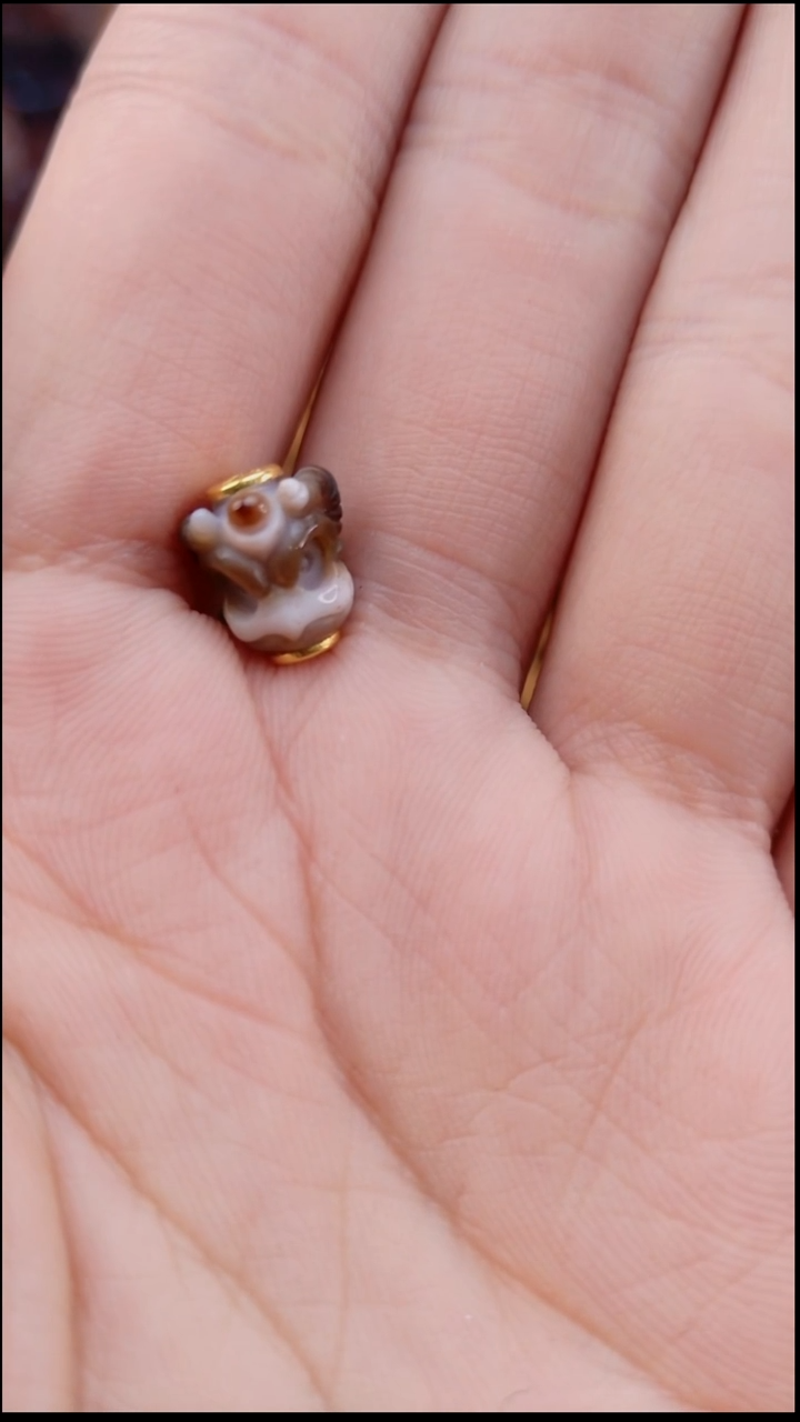 18K金镶嵌1玛瑙/玉髓1