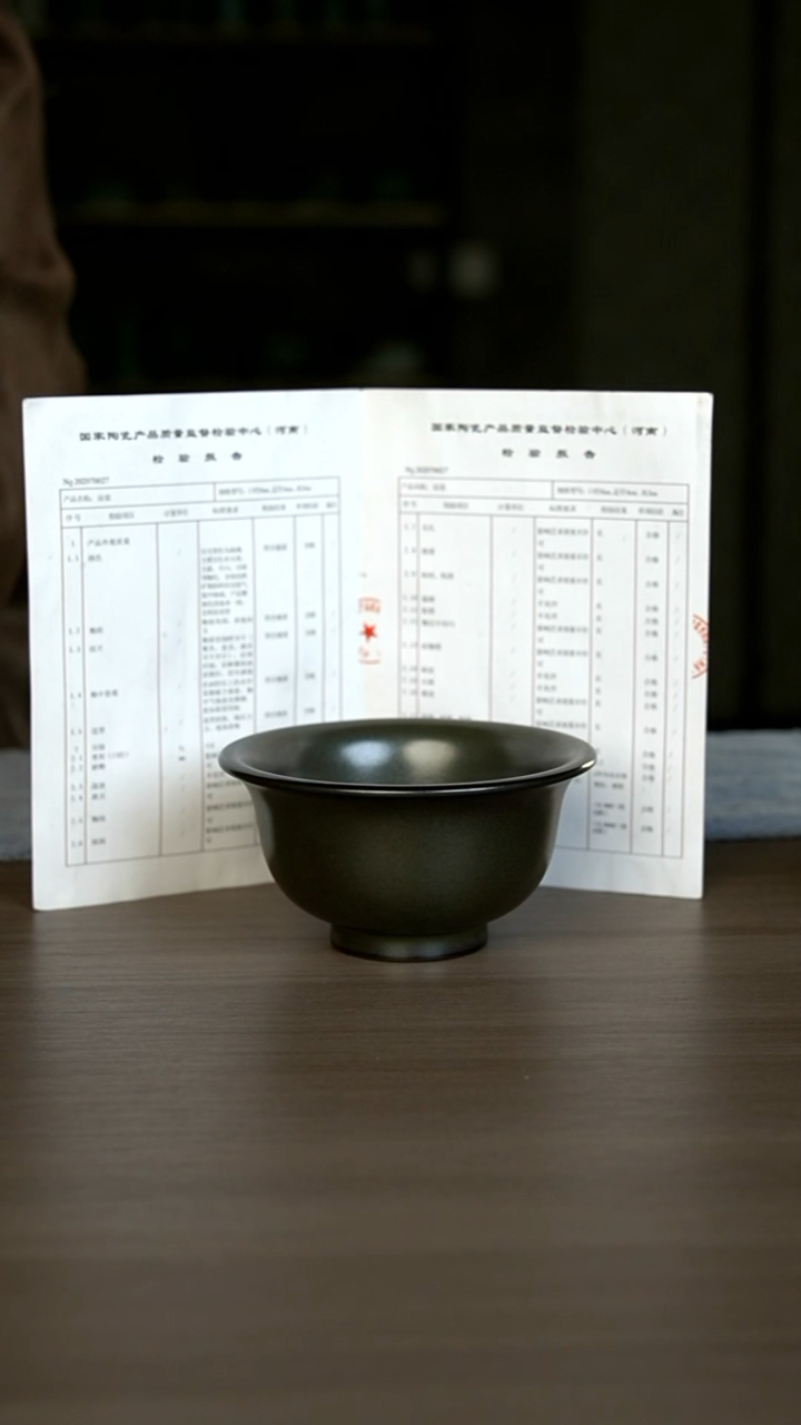 【闪购商品】杯茶叶末黑金压手杯