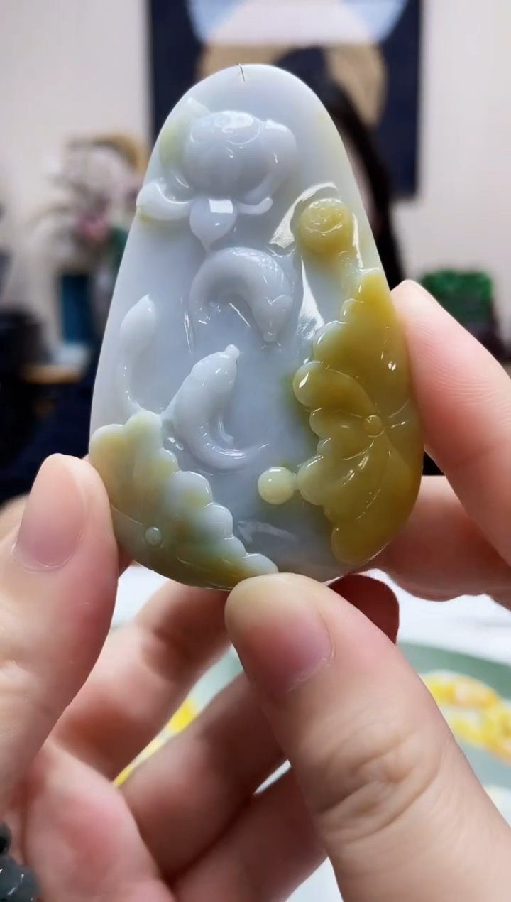 未镶嵌定制翡翠吊坠27