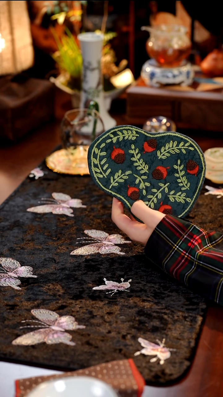 纯手工葫芦杯垫···