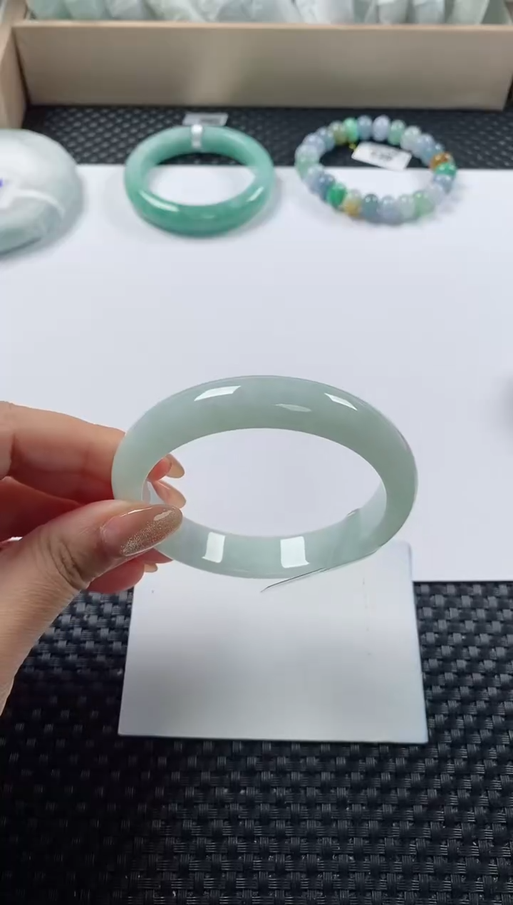 未镶嵌手镯翡翠基地发货H  9897 59+