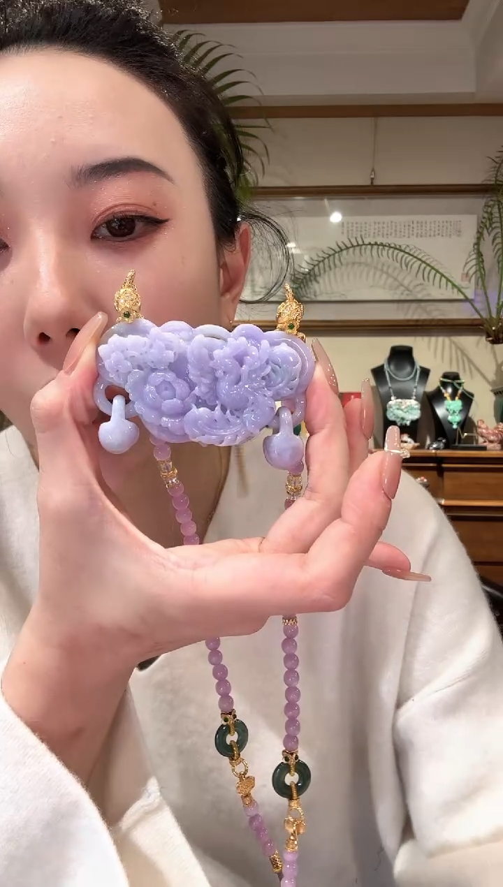 【闪购商品】翡翠颈饰未镶嵌国风