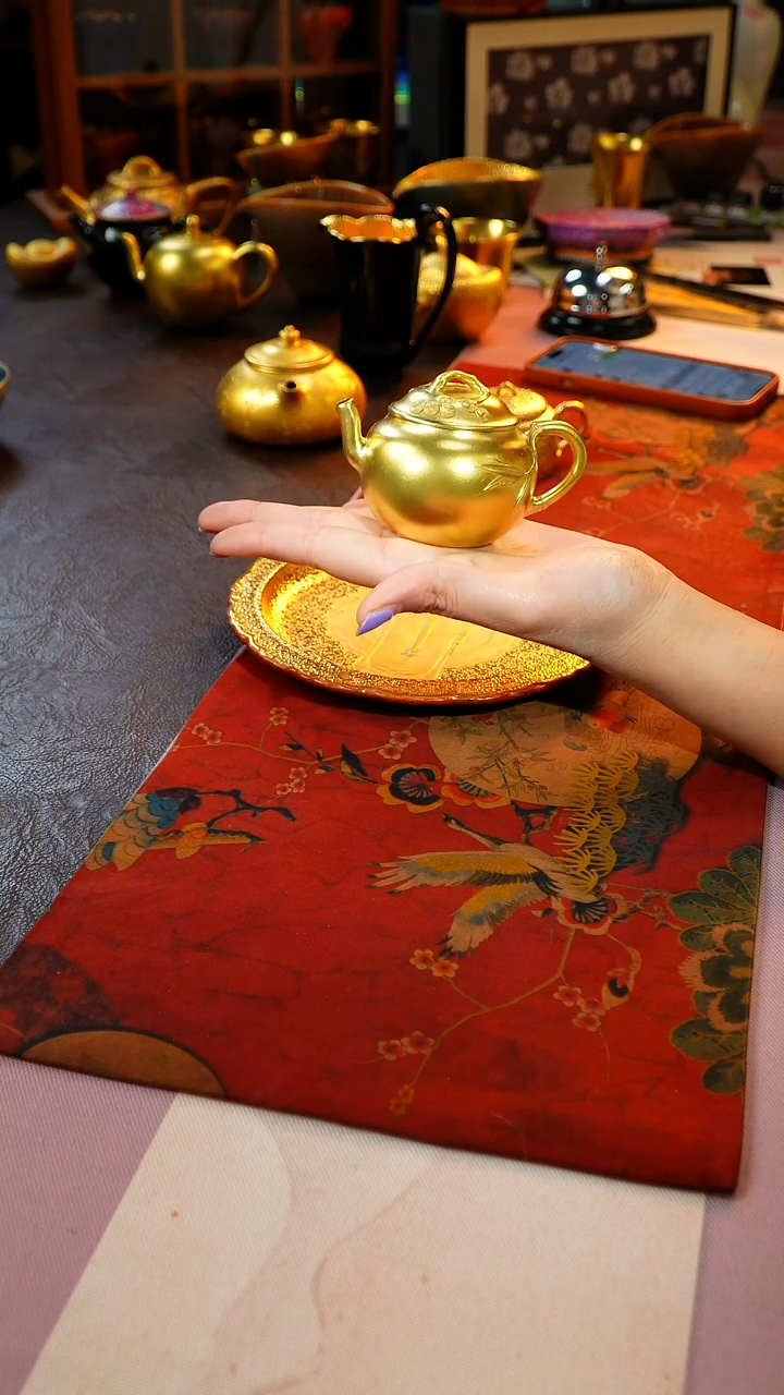 茶杯紫砂【宜景窑系列】金壶