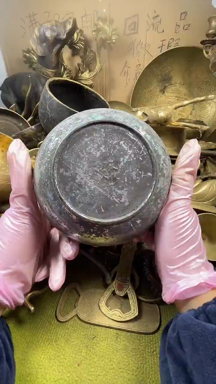 莫**…亿锦铜回流铜器摆件80