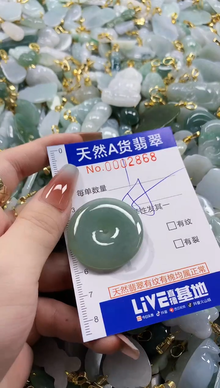 颈饰未镶嵌翡翠天然A货翡翠