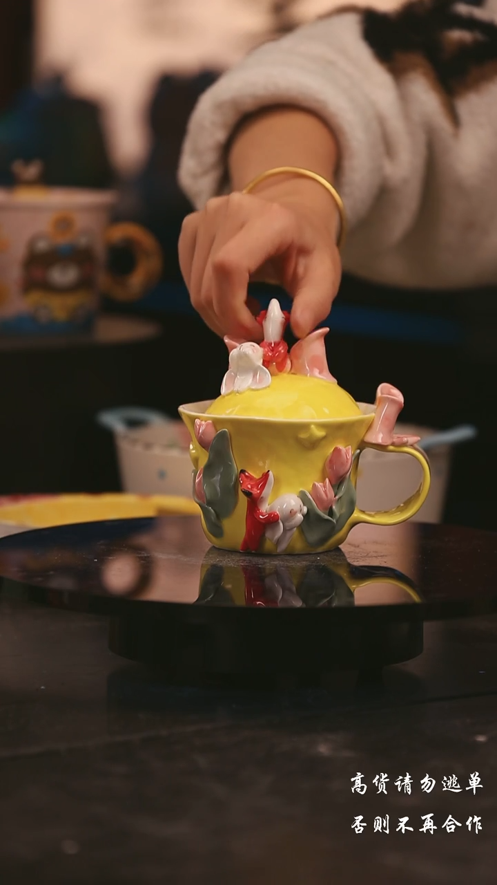 陶瓷景德镇可爱设计师款陶瓷 