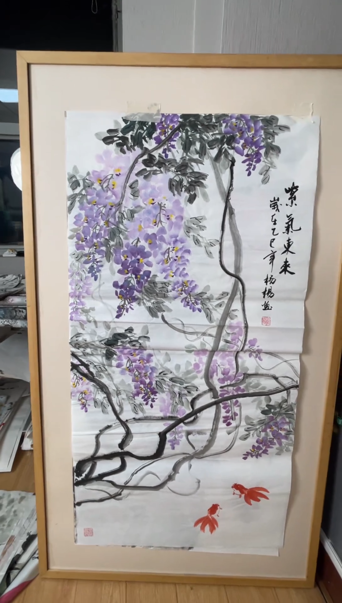 国画国画山水花鸟作品