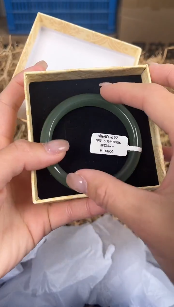 未镶嵌手镯石英质玉编码D692