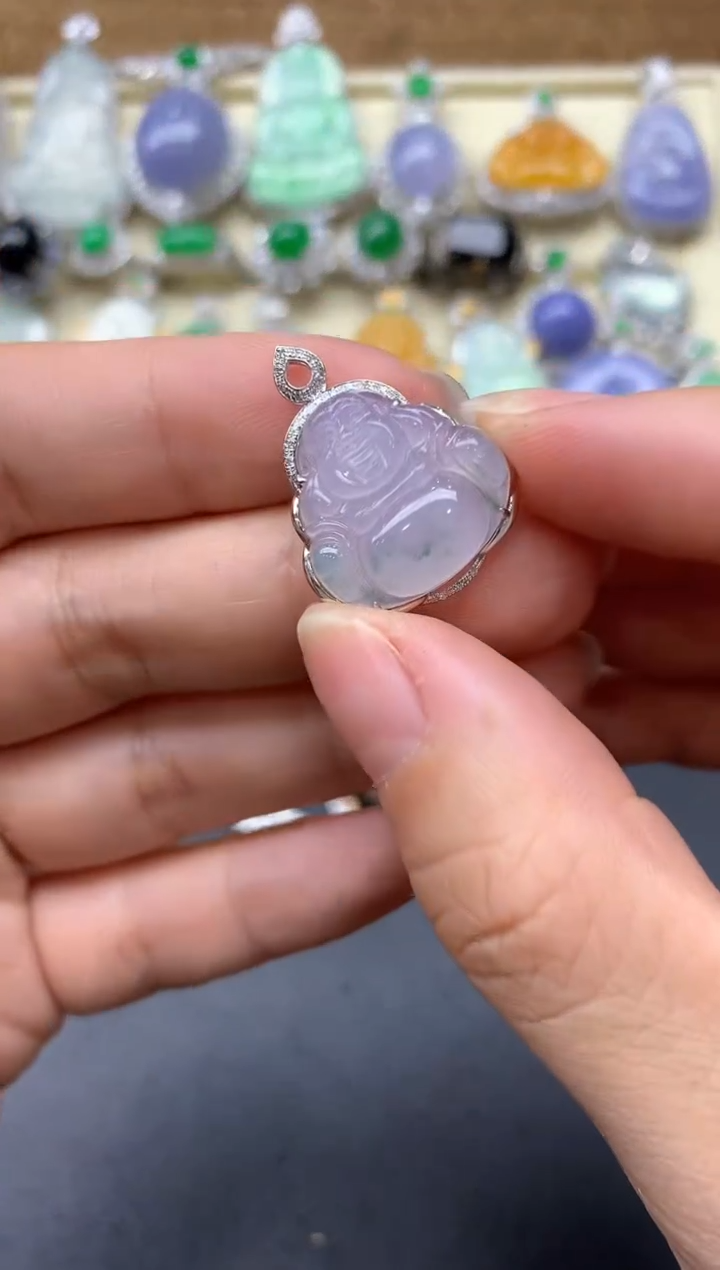 【闪购商品】翡翠颈饰18K金镶嵌335-中国好珍宝