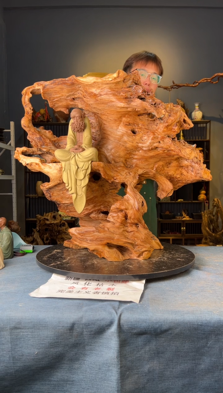 【闪购商品】木卢师傅根艺作品(不包含人物摆件）