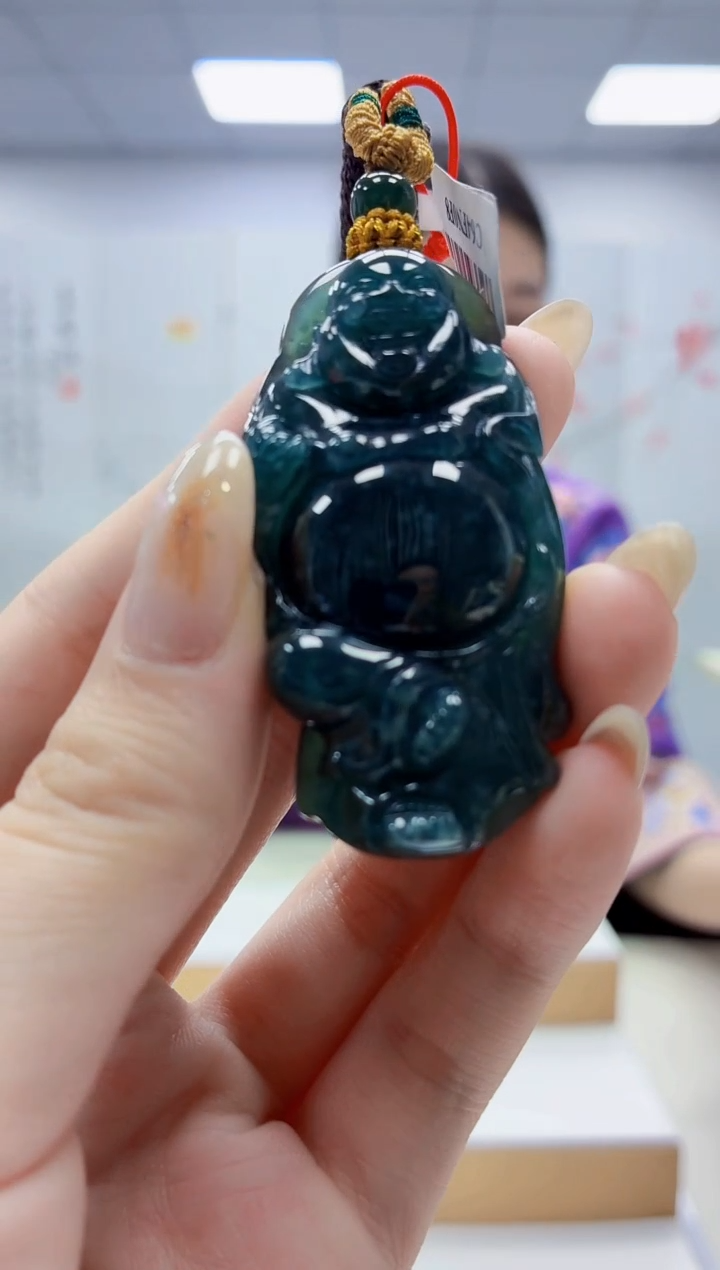 未镶嵌定制翡翠4812jw-毛货挂件44