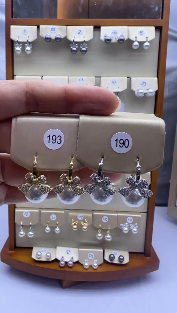 未镶嵌耳饰淡水珍珠190+193