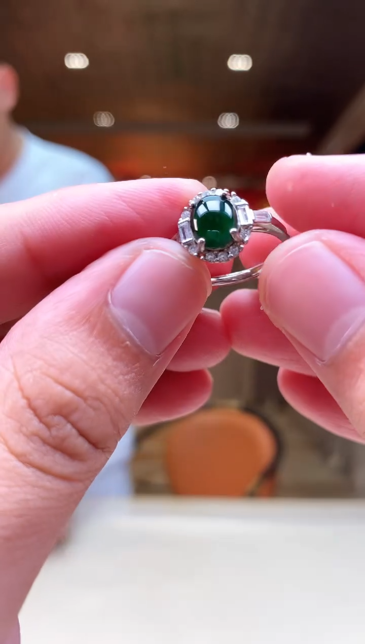 【闪购商品】翡翠戒指未镶嵌        *628