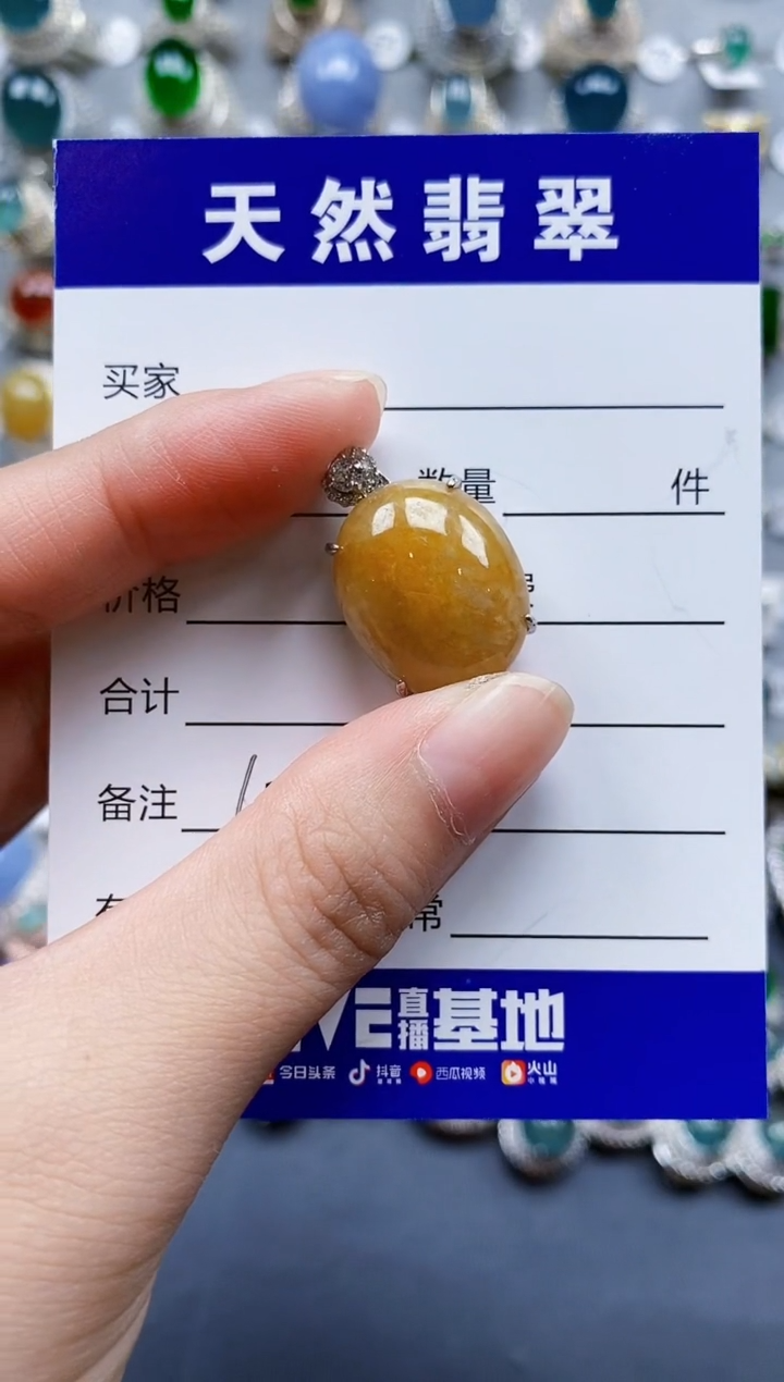 翡翠银S925镶嵌颈饰0128