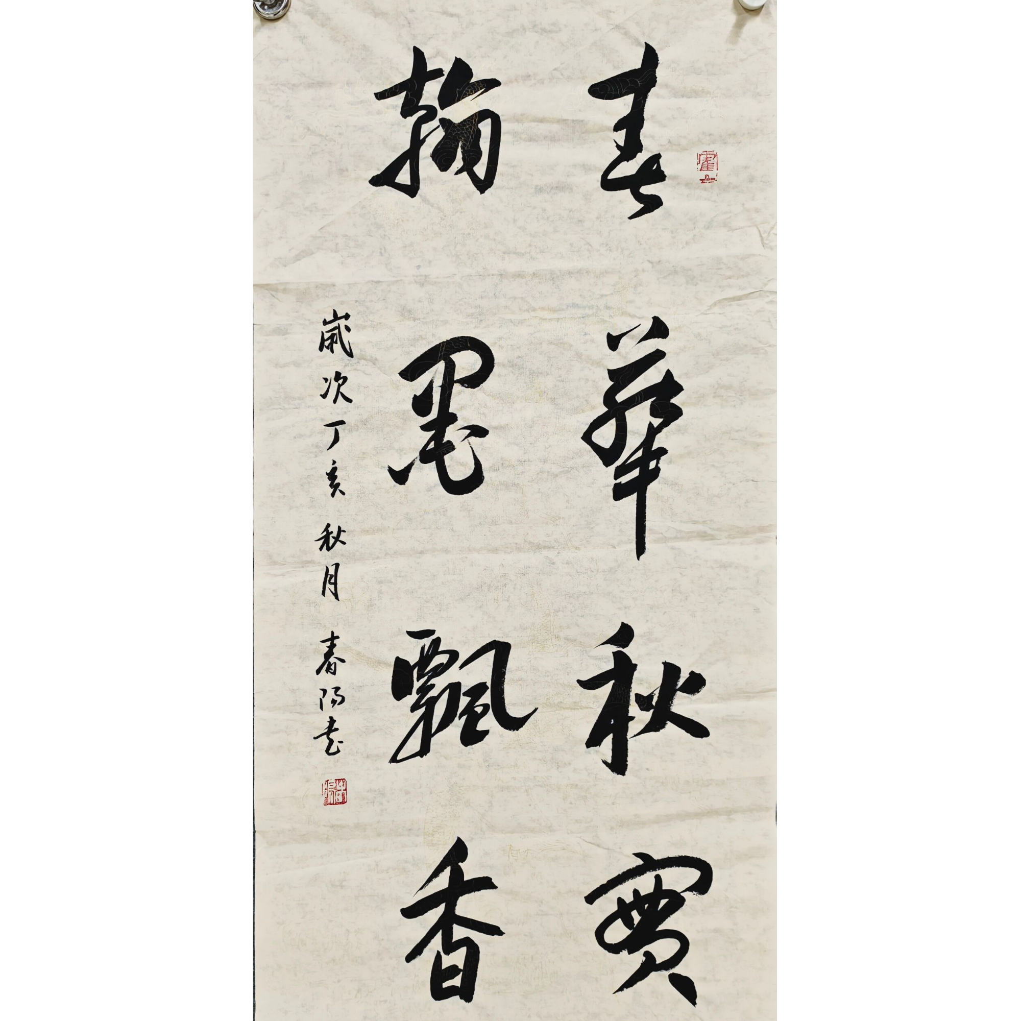 霍春阳款 书法画芯 100×50