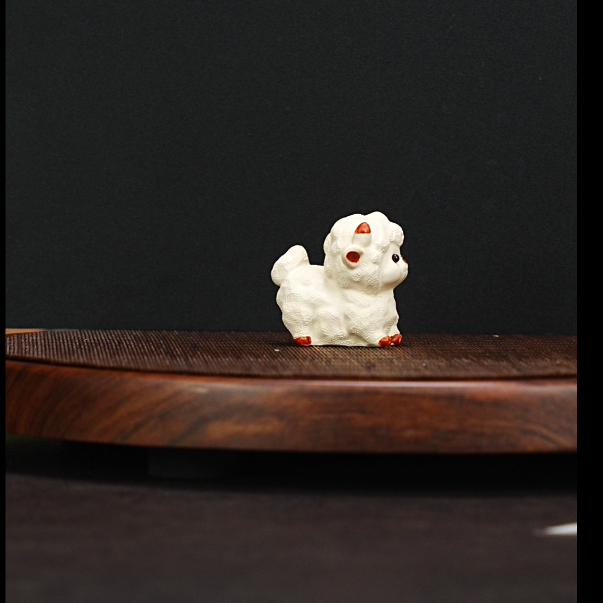 宜兴原矿高端紫砂茶宠茶玩--小绵羊（站立羊）