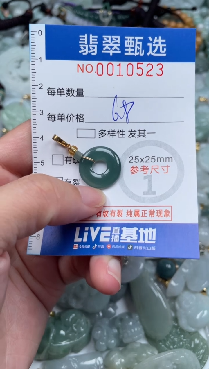 颈饰未镶嵌翡翠10523