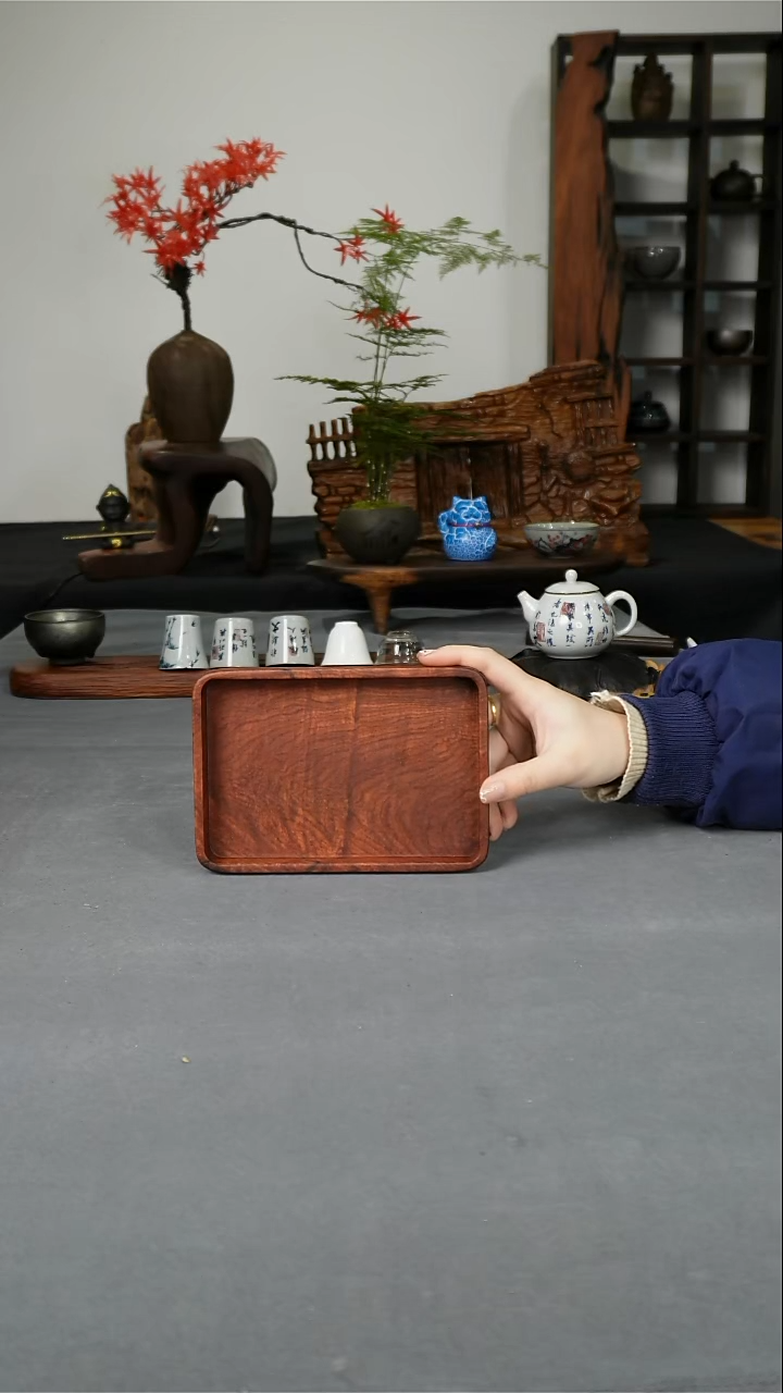 酸枝侘寂风托盘18-12.5-2.5